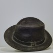 Toru Ootsuka, m4(Hat), 2011, Wood, Japanese lacquer, aluminium, gold, 30x40x50cm