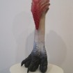 Kurumi Totsuka, The Crown, 2011年, Camphor tree, acrylic, 46x16x18cm.